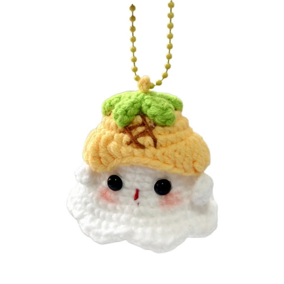 2025 Halloween Knitted Potato Doll, Mini Positive Emotional Support Keychain for Festive Decor and Gifts