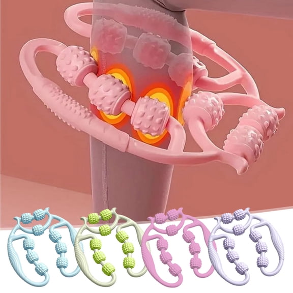 Msgweeeg Foam Roller Muscle Roller Leg Roller Muscle Roller Stick Nine-wheel Roller ToThe Leg Muscles