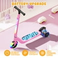 thumbnail image 5 of Electric Scooter for Kids – 6 MPH Top Speed, Up to 5 Miles Range, 5.3" Solid Tires & Front Light – Adjustable Height Kick Scooter for Ages 6-12, 5 of 7