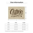thumbnail image 5 of Yiaed Coffee Time (2) Print Blanket Throw Blanket Soft Cozy Flannel Blanket for Home Bed Sofa Couch Chair-40"x30", 5 of 6