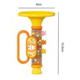 thumbnail image 4 of Juguete de clarinete de saxofón de diseño creativo de trompeta de dibujos animados duradero para niños pequeños, 4 of 8