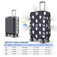 thumbnail image 6 of Fotbe Llamas 1 Luggage Cover Protector,Suitcase Protector,Scratch and Dirt Resistant,Fits 18-32 Inch Luggage-Small, 6 of 9