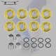 thumbnail image 4 of Paquete de 8 rodamientos para monopatín ABEC-11 Sunnimix Amarillo, 4 of 8