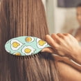 thumbnail image 4 of Cooking Hair Brush, Fried Egg Breakfast Foodie Pattern Detangling Paddle Brush, Eggshell Chick Design for Wet & Dry Hair, Stylish and Durable, 4 of 6