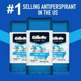 thumbnail image 2 of Gillette Antiperspirant Deodorant for Men, Cool Wave Scent, Clear Gel, 3.8 Oz (Pack of 3), 2 of 4