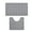 Gray, variant on Shipiny Foam Bath Mat Set 2 Pcs, Soft Comfortable Bathroom Rugs With Water Absorption, Non-Slip Thick Design, Machine Washable And Fast Drying For Bathroom Use., Black