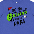 thumbnail image 4 of Inktastic Going Golfing with My Papa Kids Golf Youth T-Shirt, 4 of 5