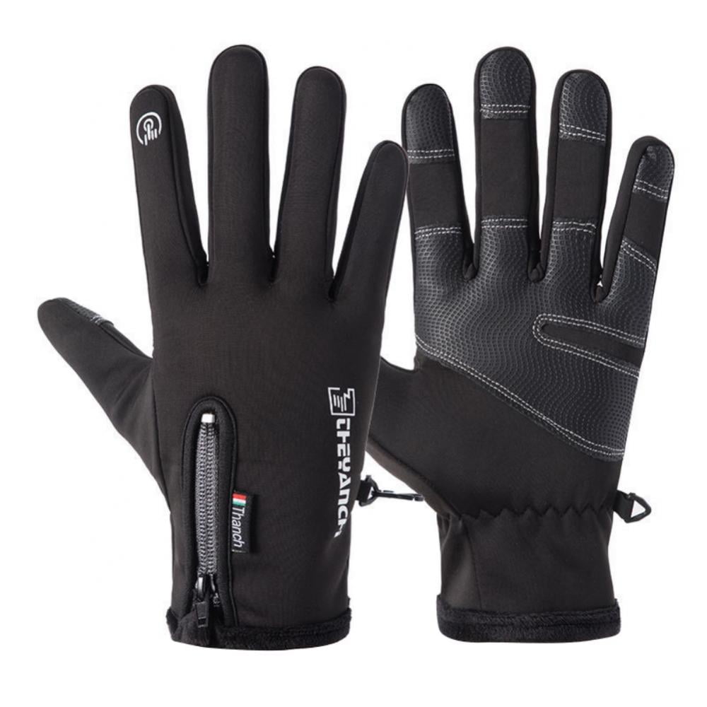 Warm Winter Gloves Motorcycle Scooter Gloves Sports Waterproof Nonslip Gloves 