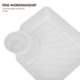 thumbnail image 6 of Guyelim Chips and Dip Plates 5pcs Chip and Dip Serving Platters Dumpling Plate Sushi Plate with Sauce Compartment, 6 of 10