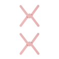 thumbnail image 4 of Bewildely Mantel individual resistente al calor para de comedor, mantel individual caliente, cuenco antiescaldado, posavasos, mantel Rosado 2piezas, 4 of 6