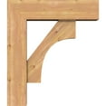 thumbnail image 3 of Ekena Millwork 7 1/2"W x 26"D x 30"H Westlake Block Smooth Bracket w/ Offset Brace, Western Red Cedar, 3 of 25