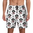 thumbnail image 3 of Uemuo Pirate Puppy Pattern Mens Swim Trunks Quick Dry Board Shorts with Mesh Lining, Stretch Beach Shorts Quick Dry No-Chafing Board Shorts-X-Large, 3 of 9
