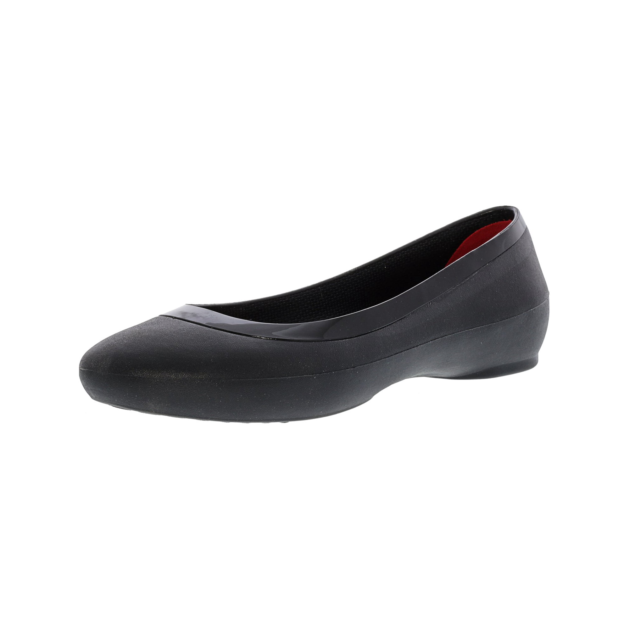 Crocs Women s Lina Flat Black Ankle High Ballet 6M Walmart