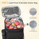 thumbnail image 4 of Cshidworld Mochila Enfriadora para Acampar 50 Latas, Bolsa Enfriadora de Gran Capacidad con Compartimentos Aislados, Bolsillo Térmico, a Prueba de Fugas y Ligera, Bolsa Enfriadora de Viaje, Impermeab, 4 of 7