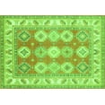 thumbnail image 1 of Ahgly Company Indoor Rectangle Geometric Green Traditional Area Rugs, 7' x 10', 1 of 1