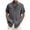Dark Gray, variant on Mens Shirts Summer Casual T-shirt Solid Short Sleeve Stand Collar Buttons Blouse Tops