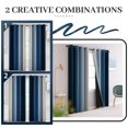 thumbnail image 2 of 2 cortinas Yakamok 100% opacas, 240 x 240 cm, con ojales, color azul, 2 of 7