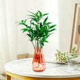 thumbnail image 4 of Hydroponic Plant Vase, Glass Look Self Watering Planter for Pothos and Lucky Bamboo, Faceted Shatterproof Desktop Flower Pot, Red, 4 of 6