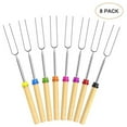 thumbnail image 2 of 80pcs Marshmallow Roasting Sticks,32 Inch Extendable Roasting Sticks,Campfire Smores Skewers Sticks for Fire Pit,Telescoping Forks of BBQ Camping Campfire Accessories, 2 of 6