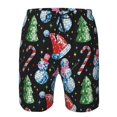 thumbnail image 3 of Goofa Disco Mirror Ball Snowman Printed Mens Swim Trunks Summer Quick Dry Short Beach Swimwear Bathing Suits-X-Large, 3 of 6