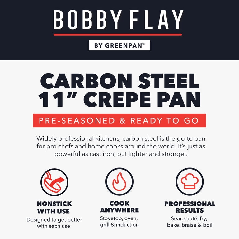 GreenPan Bobby Flay 11-Inch Carbon Steel Crepe Pan photo 7