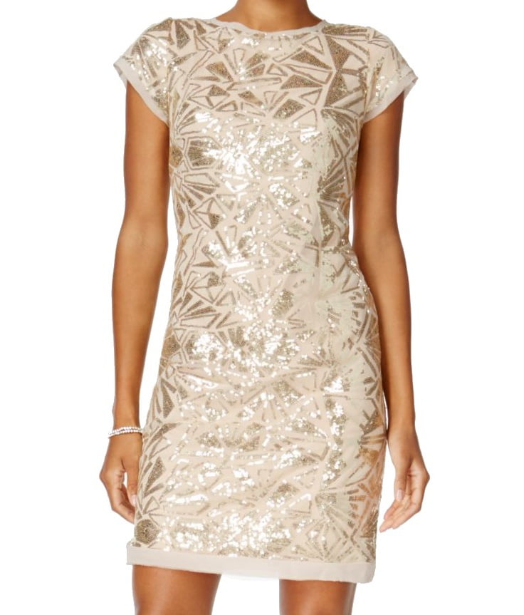 vince camuto sequin gown