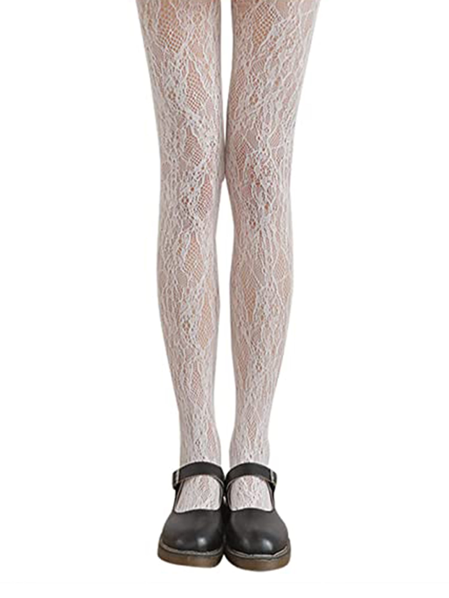 Mylleure Women Sheer Pantyhose Tights Indie Aesthetic Lace Grunge Goth  Fishnet Tights Sexy High Waist Stretchy Slim Leggings at  Women's  Clothing store