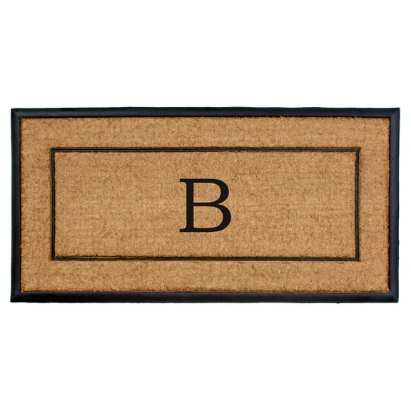 The General Monogram Doormat, 24" x 48", Letter B