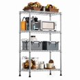 thumbnail image 3 of 1000 lbs Load Capacity 4-Tier Adjustable Wire Shelving Unit Chrome Steel Storage Rack for Pantry Kitchen and Office, 3 of 6