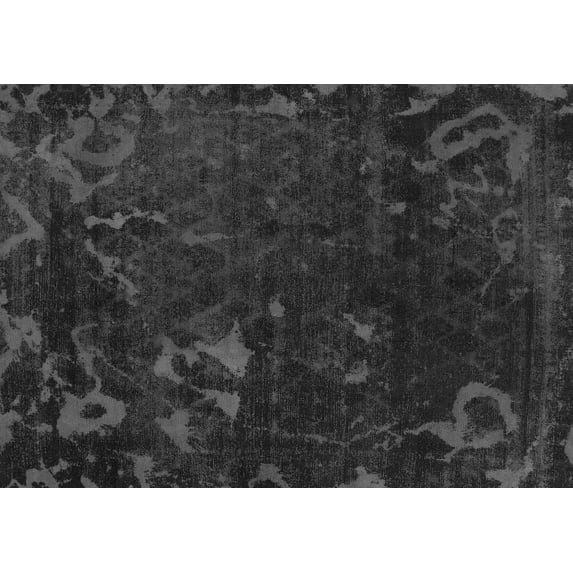 Ahgly Company Indoor Rectangle Persian Gray Bohemian Area Rugs, 2' x 5'