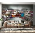 thumbnail image 3 of Tiptophomedecor Abstract Wallpaper Wall Mural - Artistic Landscape, 3 of 7