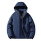 thumbnail image 2 of Ceisia Men's Outdoor Sports Pants Hooded Short Sleeve Winter Loose Fit with Zipper Gift with Pockets, 2 of 3