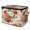Multicolor 2, variant on ADECORIVY Vintage Lavender Floral Storage Bin with Lid, Fabric Foldable Shelf Baskets Boxes, Flower Leaves Closet Lidded Storage Bins, Clothes Organizer Container with Handles for Bedroom Home
