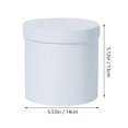 thumbnail image 2 of MesaSe White Round Cardboard Box Bouquet Packaging Boxes for Gifts Creative Bride, 2 of 8