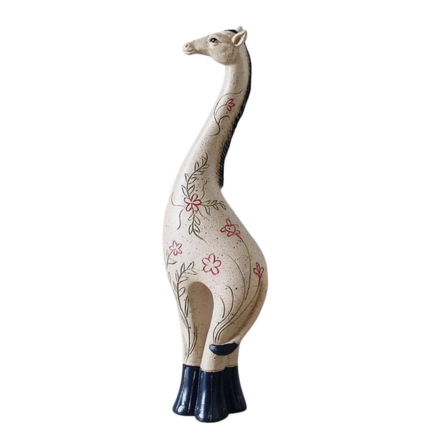 Estatua de animal de resina, adorno decorativo artesanal para regalar, boda, dormitorio o armario. Ciervo