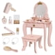 thumbnail image 3 of Set de tocador de maquillaje Touch us Pink con espejo y silla, 9 unidades, 3 of 9