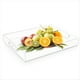 thumbnail image 5 of Bandeja Acrílica Transparente Bandeja Acrílica para Servir con Asas, Acrílico para Refrigerios de Almacenamiento Multifuncional, 5 of 7