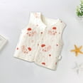 thumbnail image 4 of Baby Girl Clothes Warm Sleeveless Top For 0 To 2 Year Old, Fall And Winter Inner Quilted Sleeveless Top, Three-layer Warm Sleeveless Top Baby Girl Clothes on Clearance, 4 of 7