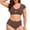 Coffee*, variant on Women's Bikini Sets Solid Color 2 Piece Swimwear High Waisted Backless Tankini Tops and Shorts Bottoms Casual Holiday Swimsuit