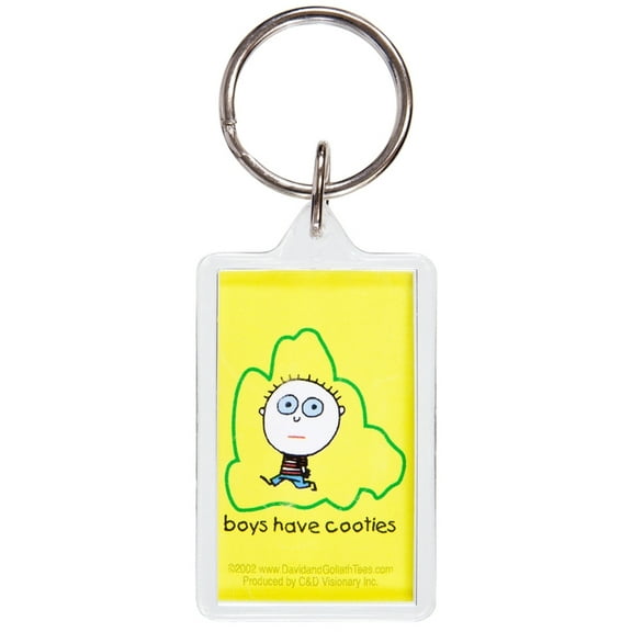 David & Goliath - Boys Have Cooties Keychain