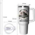 thumbnail image 2 of 40 oz Mamasaurus Tumbler Don''t Mess with Mamasaurus You''ll Get Jurasskicked Travel Cup - Birthday Gifts for Mom from Daughter Son, Mother Gifts for Christmas, New Mom Gifts, Mama Gifts for Women, 2 of 5