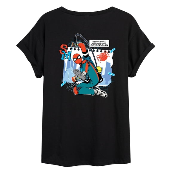 Marvel - Friendly Neighborhood Spider-Man Suit Oversized Graphic T-Shirt