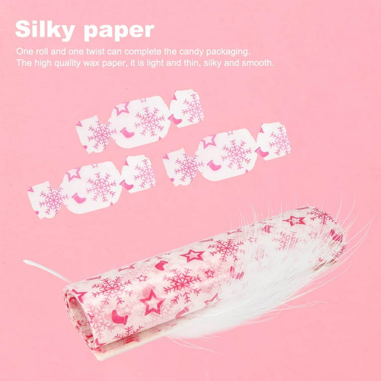 200 Pieces Christmas Wax Paper Sheets Christmas Food Basket Liners Sandwich  Food Picnic Wrapping Paper Xmas Greaseproof Wrapping Tissue Paper