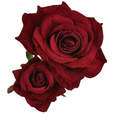 Gououd Double Roses Flowers Hairpin Hair Flower Clip Flowers Barrettes Flowers Pin Up Bridal Wedding Hair Accessories for Kids Wife, Wine red | Walmart Canada Gououd Double Roses Flowers Hairpin Hair Flower Clip Flowers Barrettes Flowers Pin Up Bridal Wedding Hair Accessories for Kids Wife, Wine red | Walmart Canada