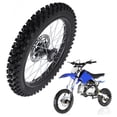 thumbnail image 4 of 17 Inch Front Wheel Rim Tire Assembly, Front Wheel Tire and Rim 70/100-17 2.75-17 Enhanced Stability  Replacement for TM MX80 for 125cml 140ml Dirt Pit Bike, 4 of 7