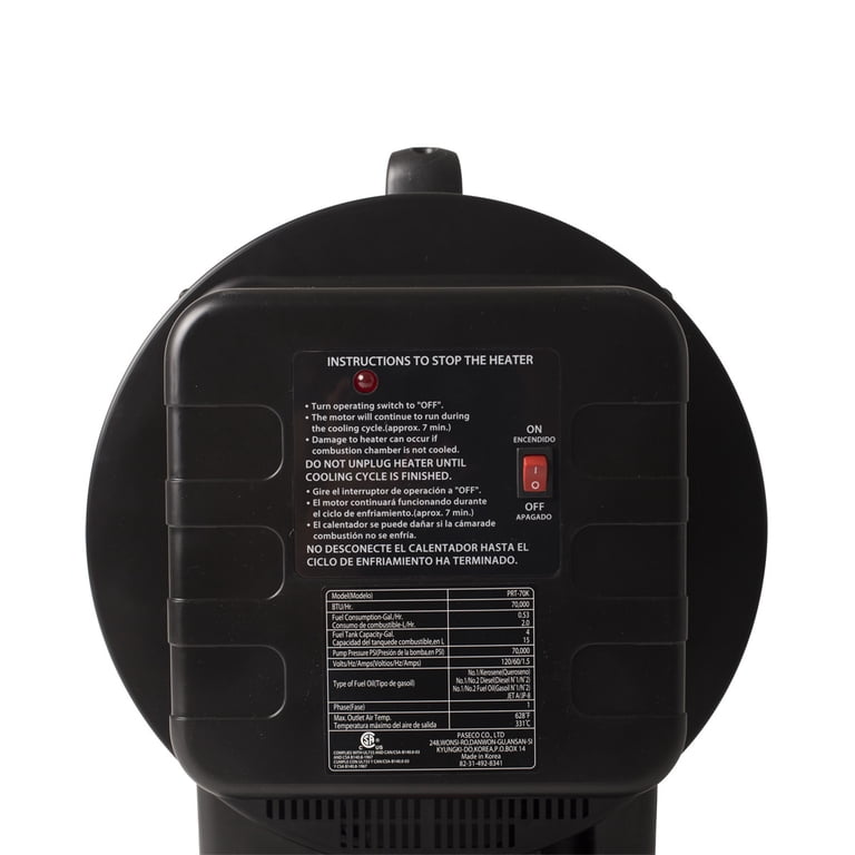 Dyna-Glo Delux SF70DGD 70,000 BTU Kerosene/Radiant Forced Air Heater -  Walmart.com