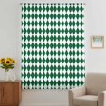 thumbnail image 3 of Green Plaid Sheer Curtains 72 Inches Long, Modern Minimalist Geometric Gingham Checkered Light Filering Curtains, Breathable Simi Curtain Privacy Drapes for Living Room Bedroom Window Treatment, 3 of 9