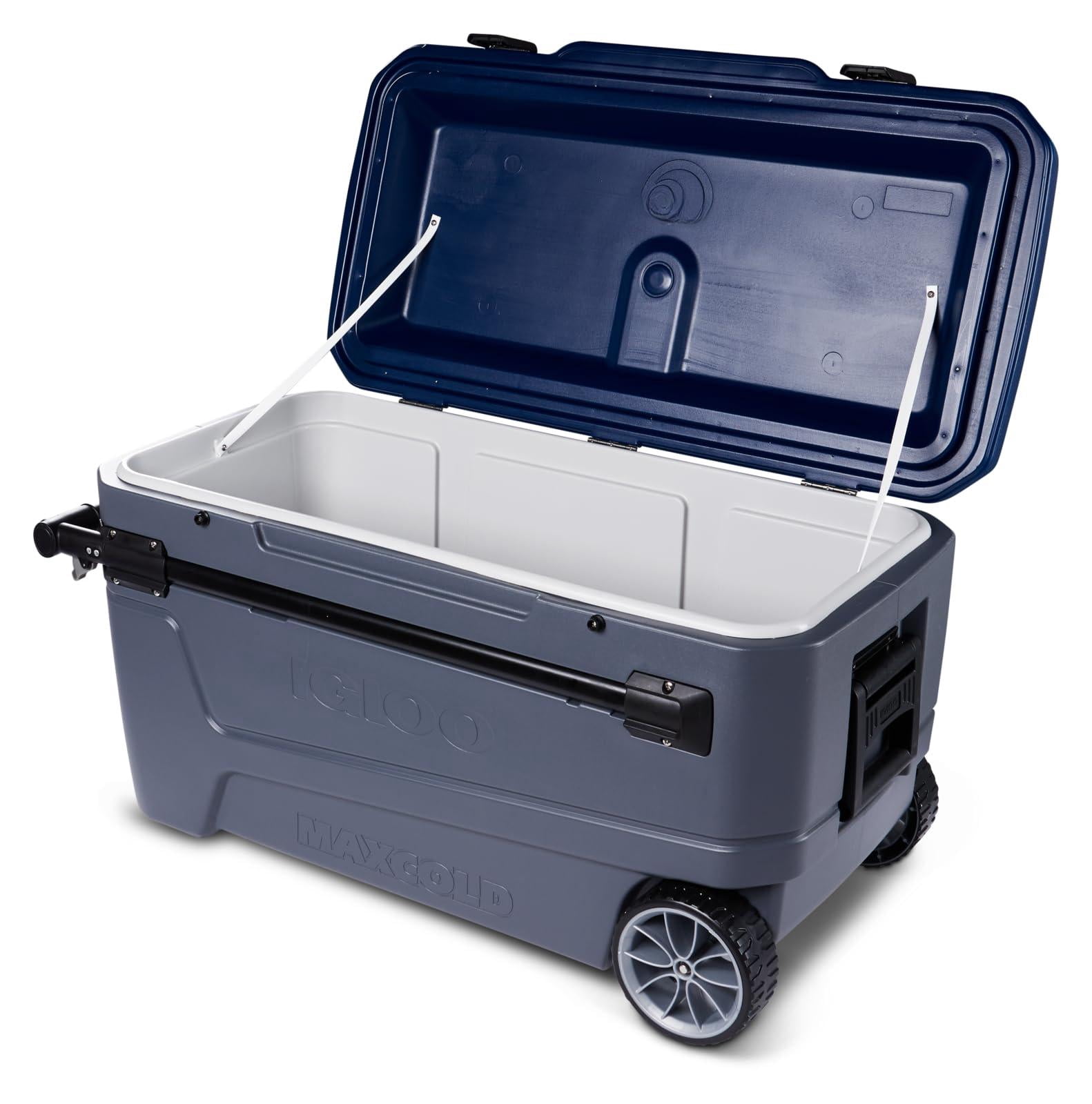 Maxcold Glide 110qt Wheeled Cooler | Insulated Hard Shell Ice Chest