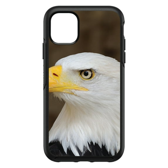 DistinctInk Custom SKIN / DECAL compatible with OtterBox Symmetry for iPhone 11 (6.1" Screen) - American Bald Eagle - Animal Print
