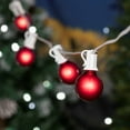 thumbnail image 6 of Novelty Lights 25 Foot G40 Outdoor Globe Patio String Lights - Set of 25 G40 Globe Bulbs Red, 6 of 6